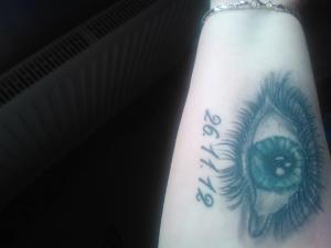 My eye tattoo